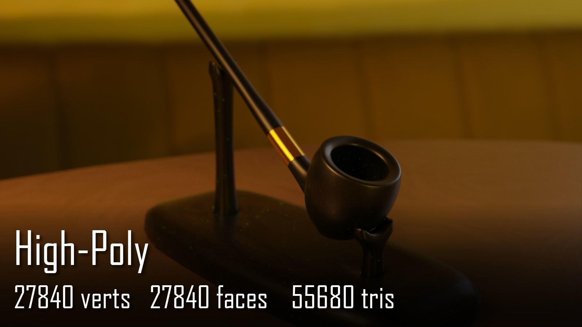 Ultimate Smoking Pipe Collections Low-poly 3D model_59