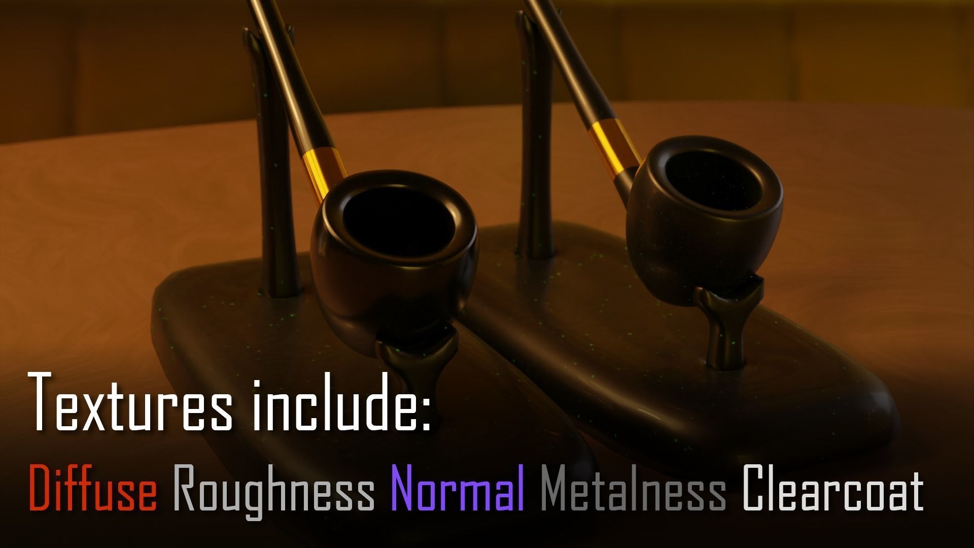 Ultimate Smoking Pipe Collections Low-poly 3D model_55