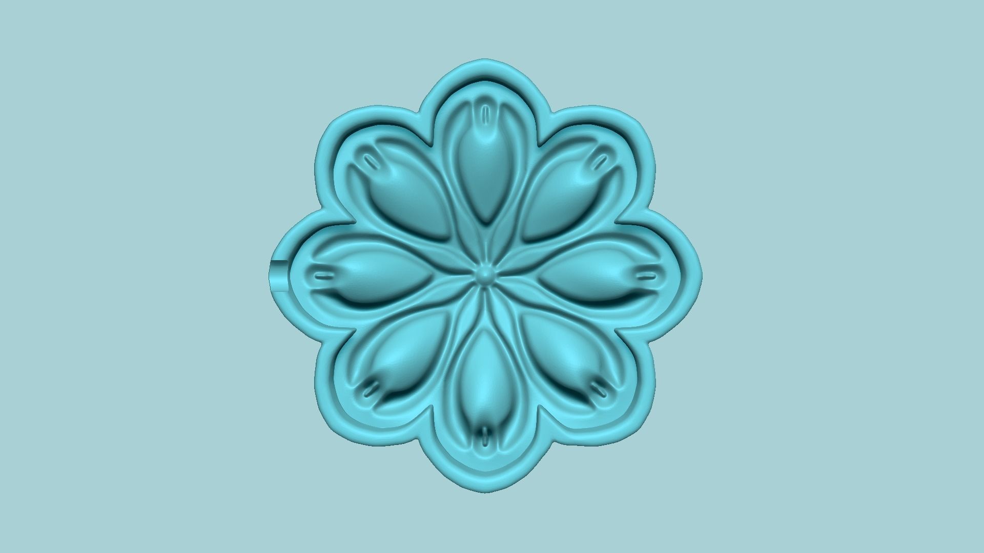 Empire Buttercup Flower - Molding Arrangement EVA Craft 3D print model_8