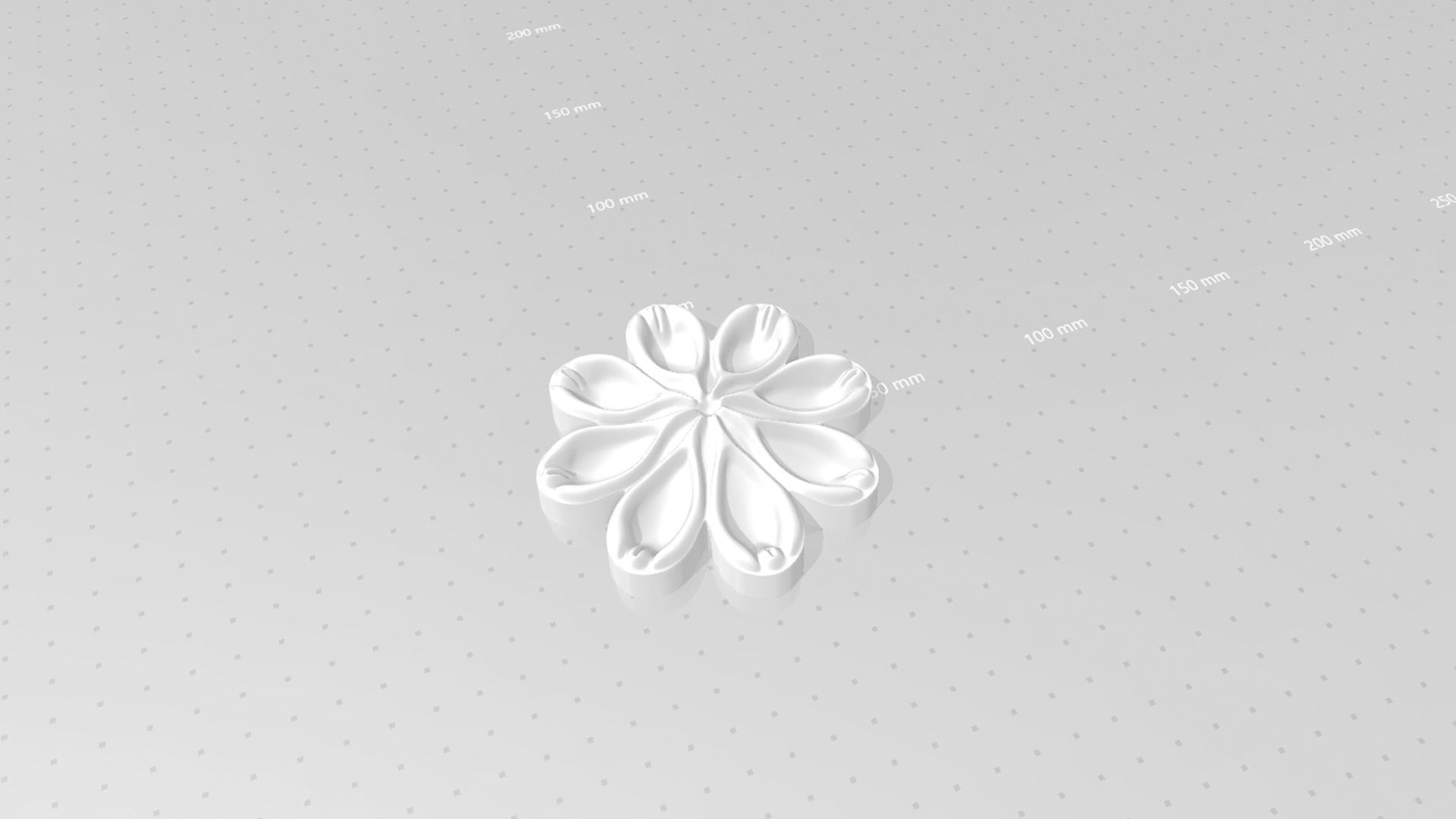 Empire Buttercup Flower - Molding Arrangement EVA Craft 3D print model_13