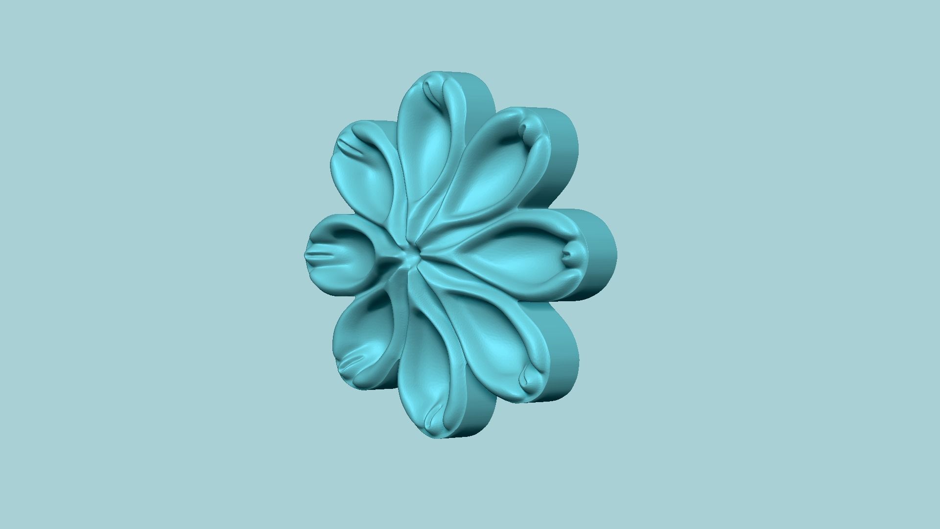 Empire Buttercup Flower - Molding Arrangement EVA Craft 3D print model_5