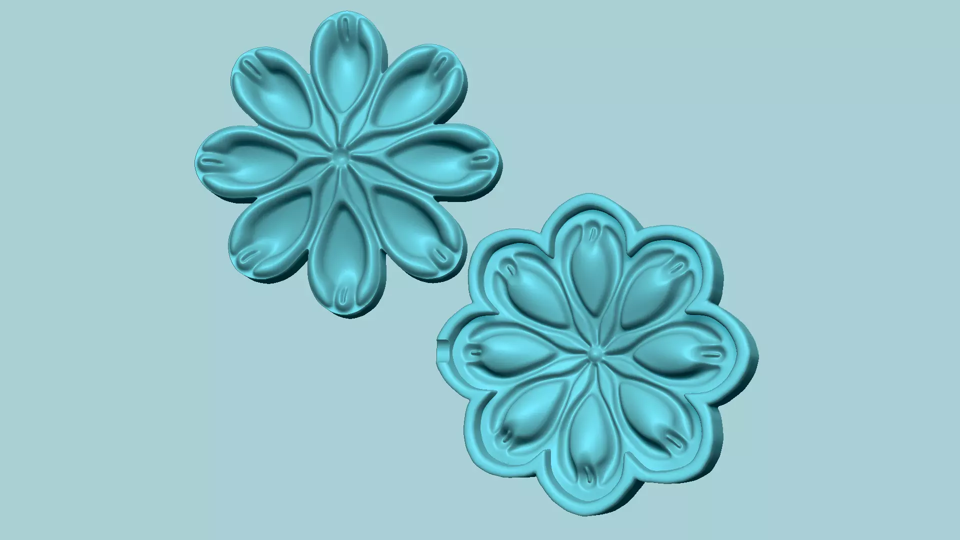 Empire Buttercup Flower - Molding Arrangement EVA Craft 3D print model_0
