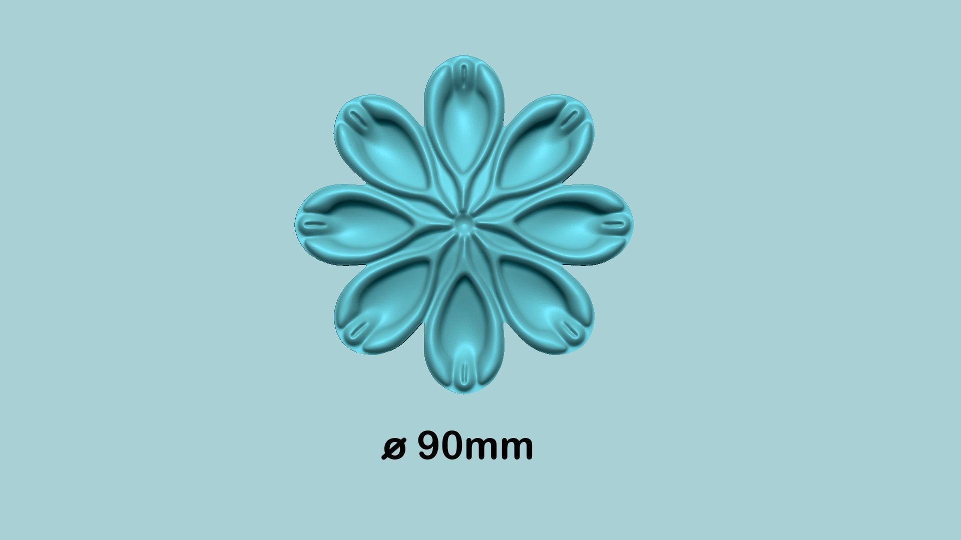 Empire Buttercup Flower - Molding Arrangement EVA Craft 3D print model_18