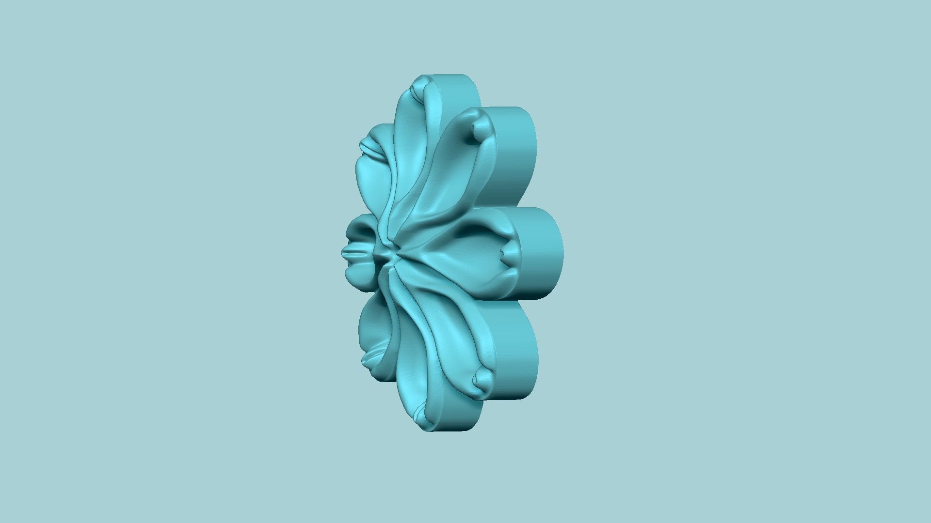 Empire Buttercup Flower - Molding Arrangement EVA Craft 3D print model_6