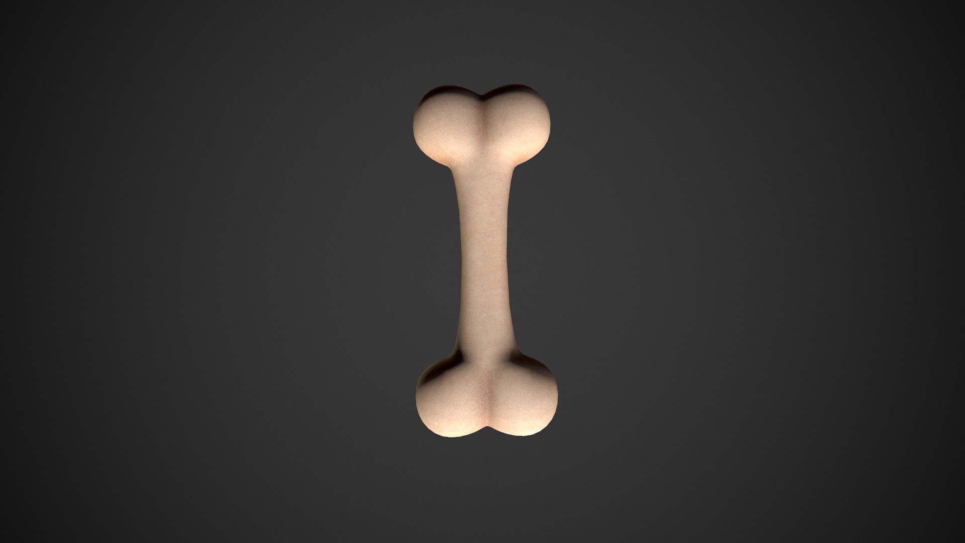Bone Toon Low-poly 3D model_4