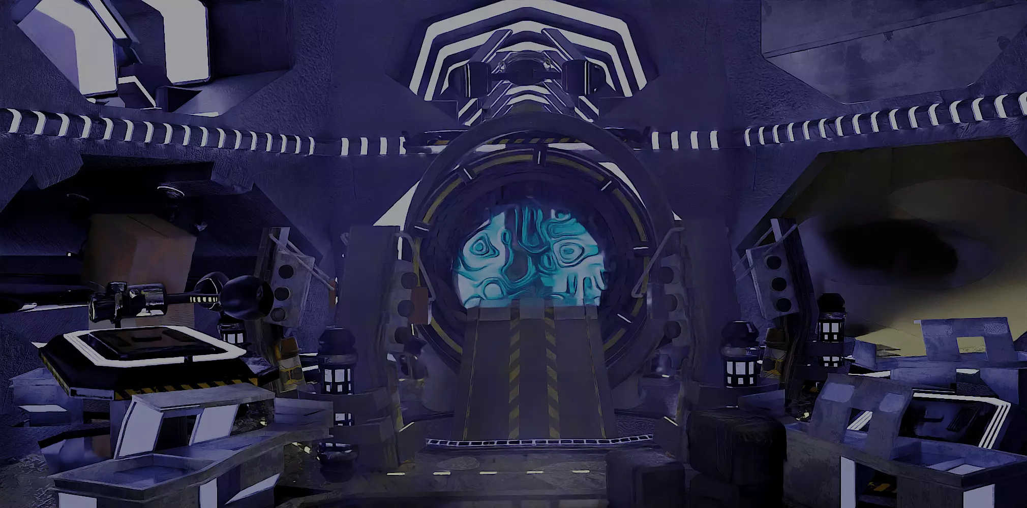 Sci Fi time travel portal Free 3D model_0