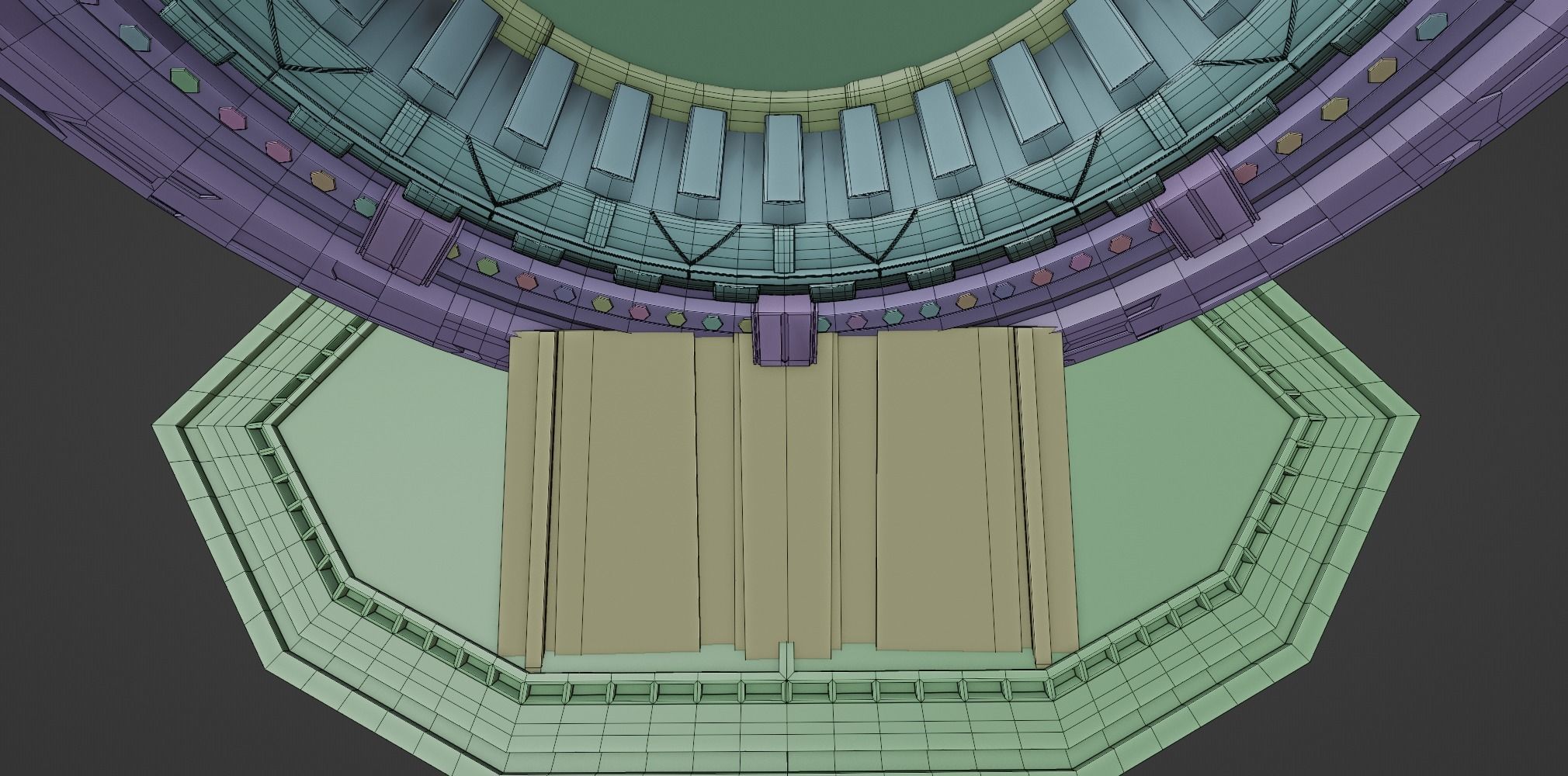 Sci Fi time travel portal Free 3D model_14