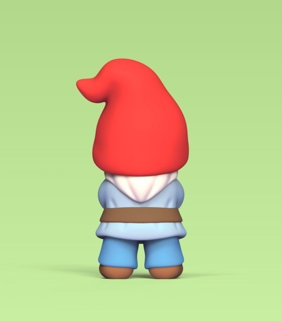 Gnome Giving Clover 3D print model_3