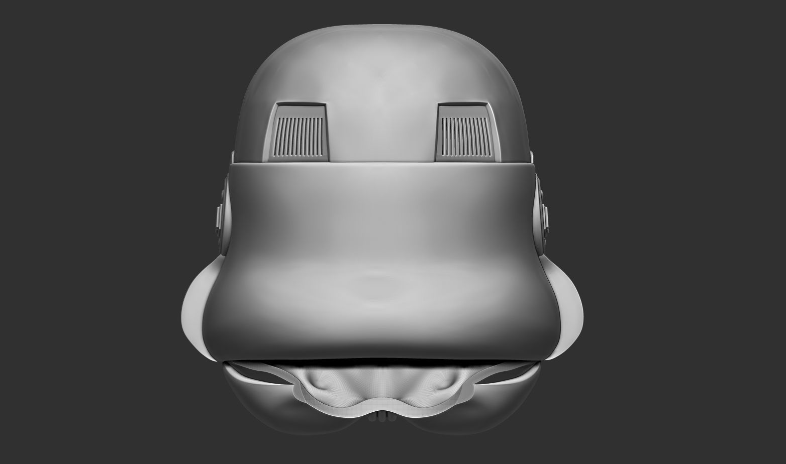 Stormtrooper helmet life size scale from Rouge one 3D print model_12