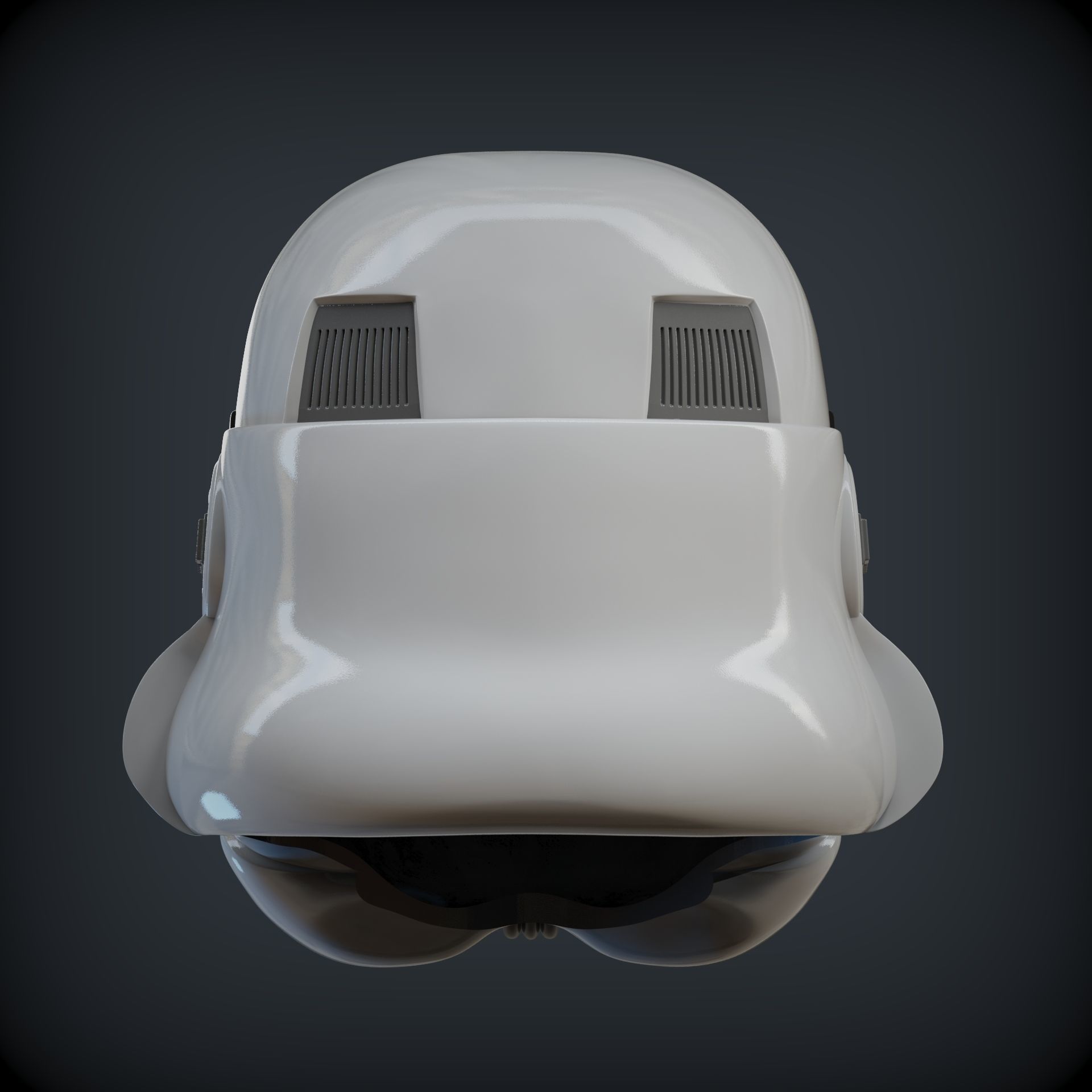 Stormtrooper helmet life size scale from Rouge one 3D print model_6