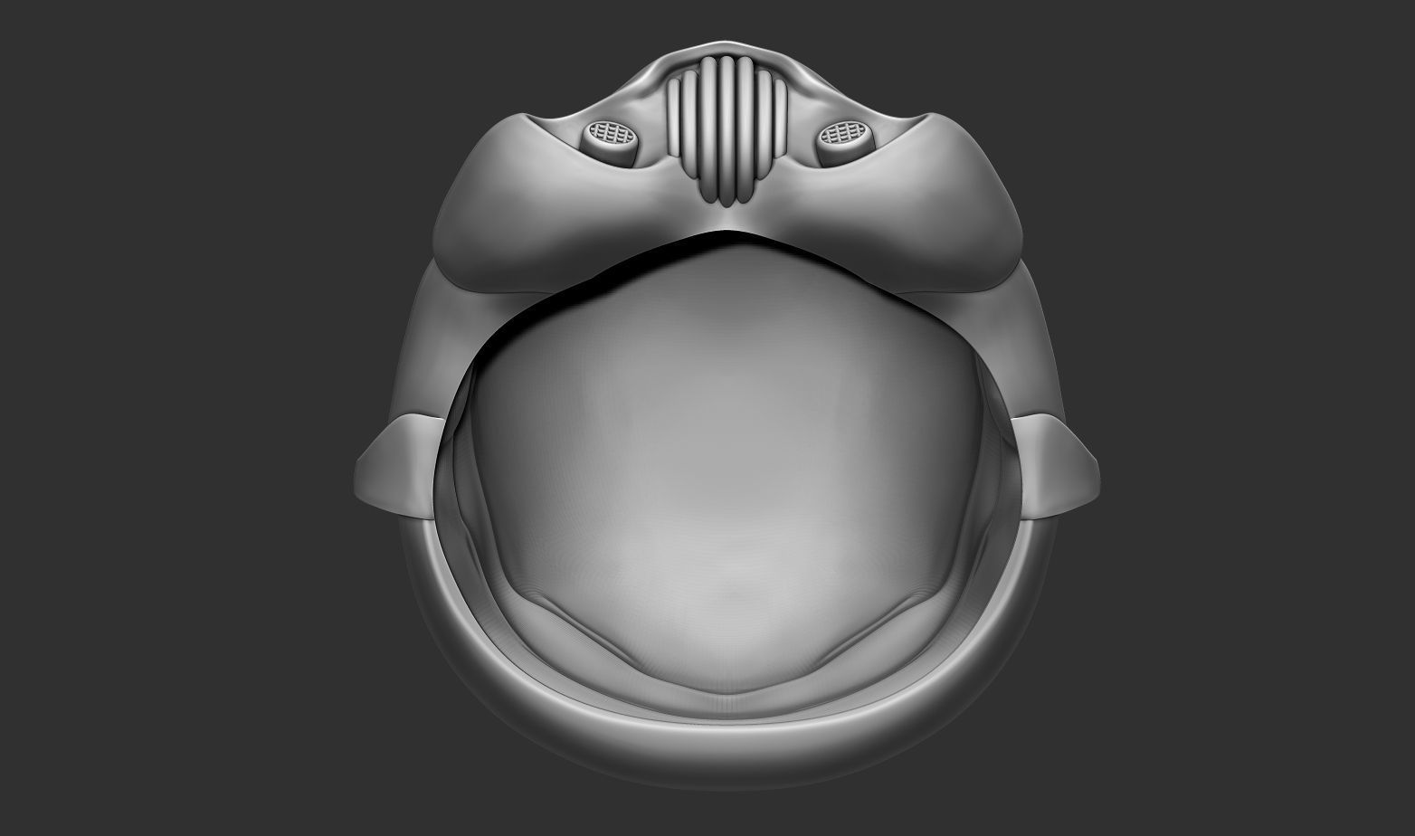 Stormtrooper helmet life size scale from Rouge one 3D print model_13