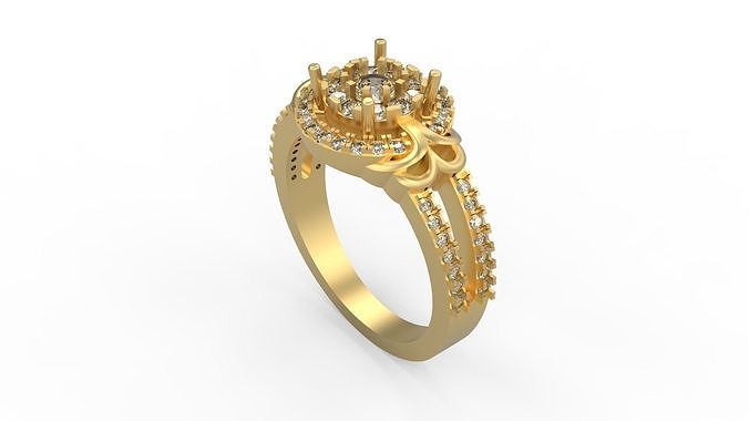 Cocktail Ring 215 3D print model