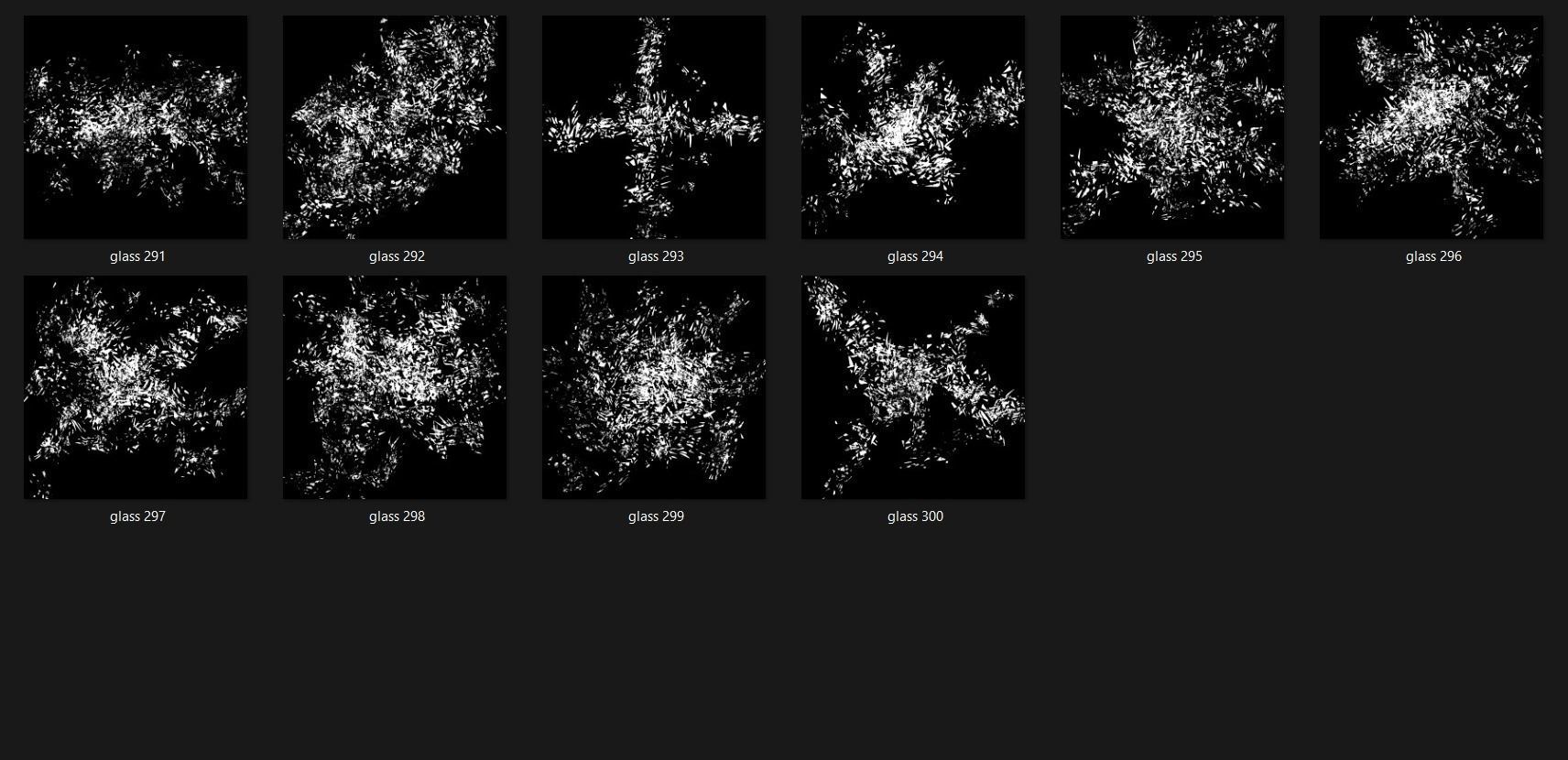 Broken Glass 2100 Alpha Patterns 2K Size Full Pack Texture_23