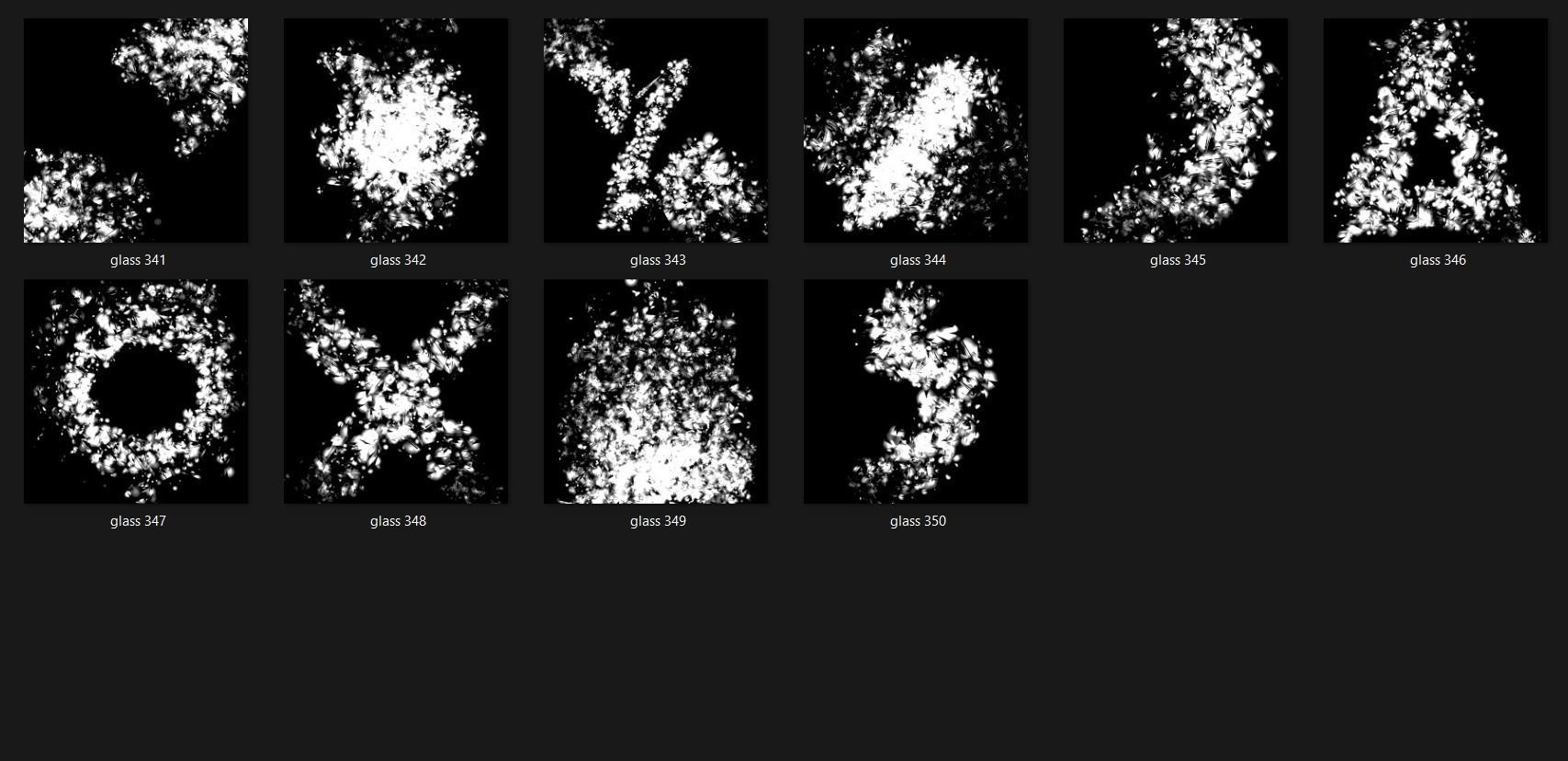 Broken Glass 2100 Alpha Patterns 2K Size Full Pack Texture_28