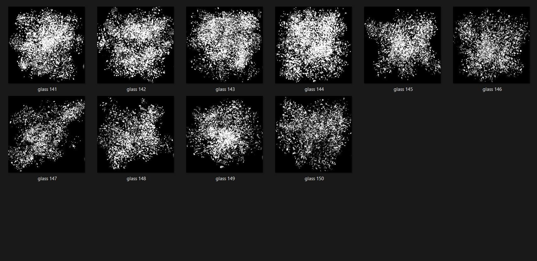 Broken Glass 2100 Alpha Patterns 2K Size Full Pack Texture_6