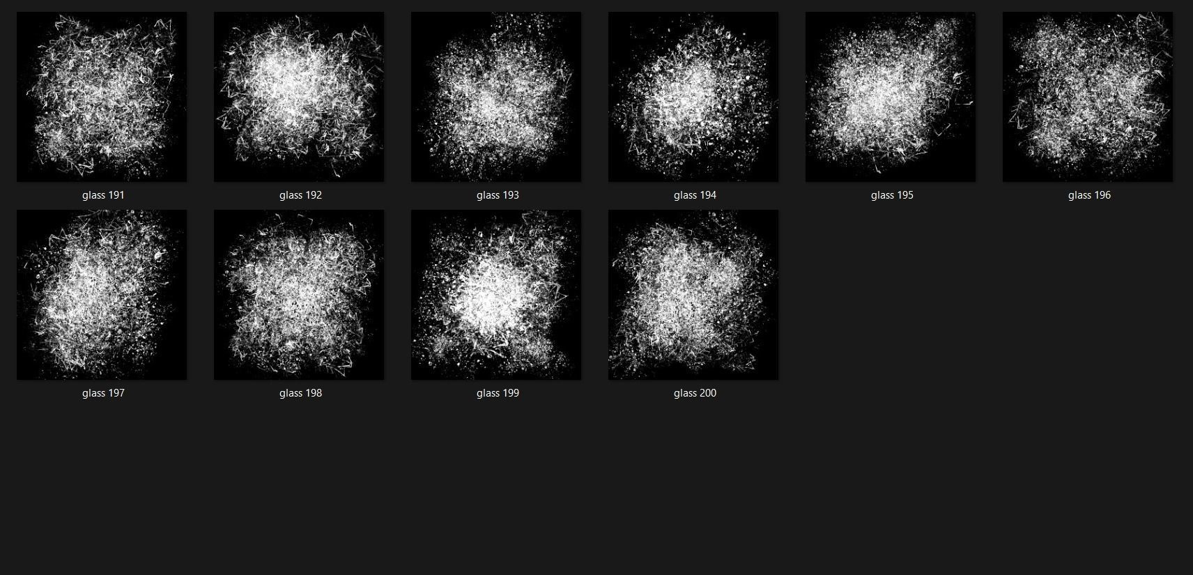 Broken Glass 2100 Alpha Patterns 2K Size Full Pack Texture_12