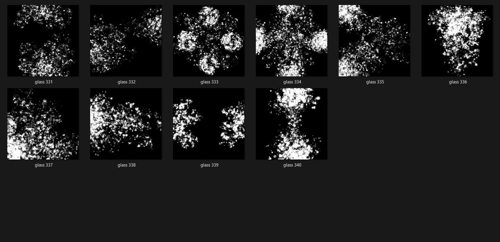 Broken Glass 2100 Alpha Patterns 2K Size Full Pack Texture_27