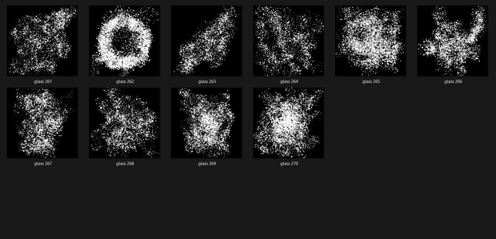 Broken Glass 2100 Alpha Patterns 2K Size Full Pack Texture_19