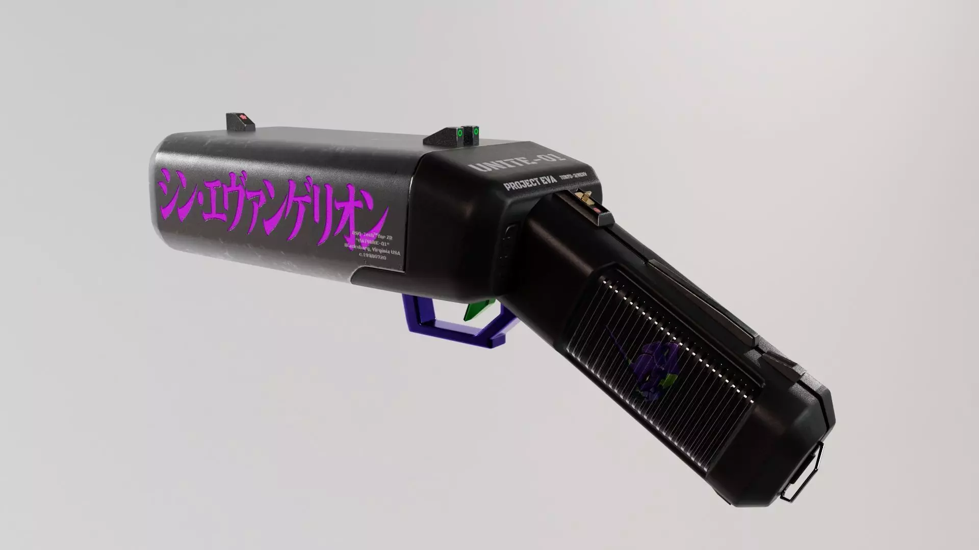Shotgun textured Free 3D model