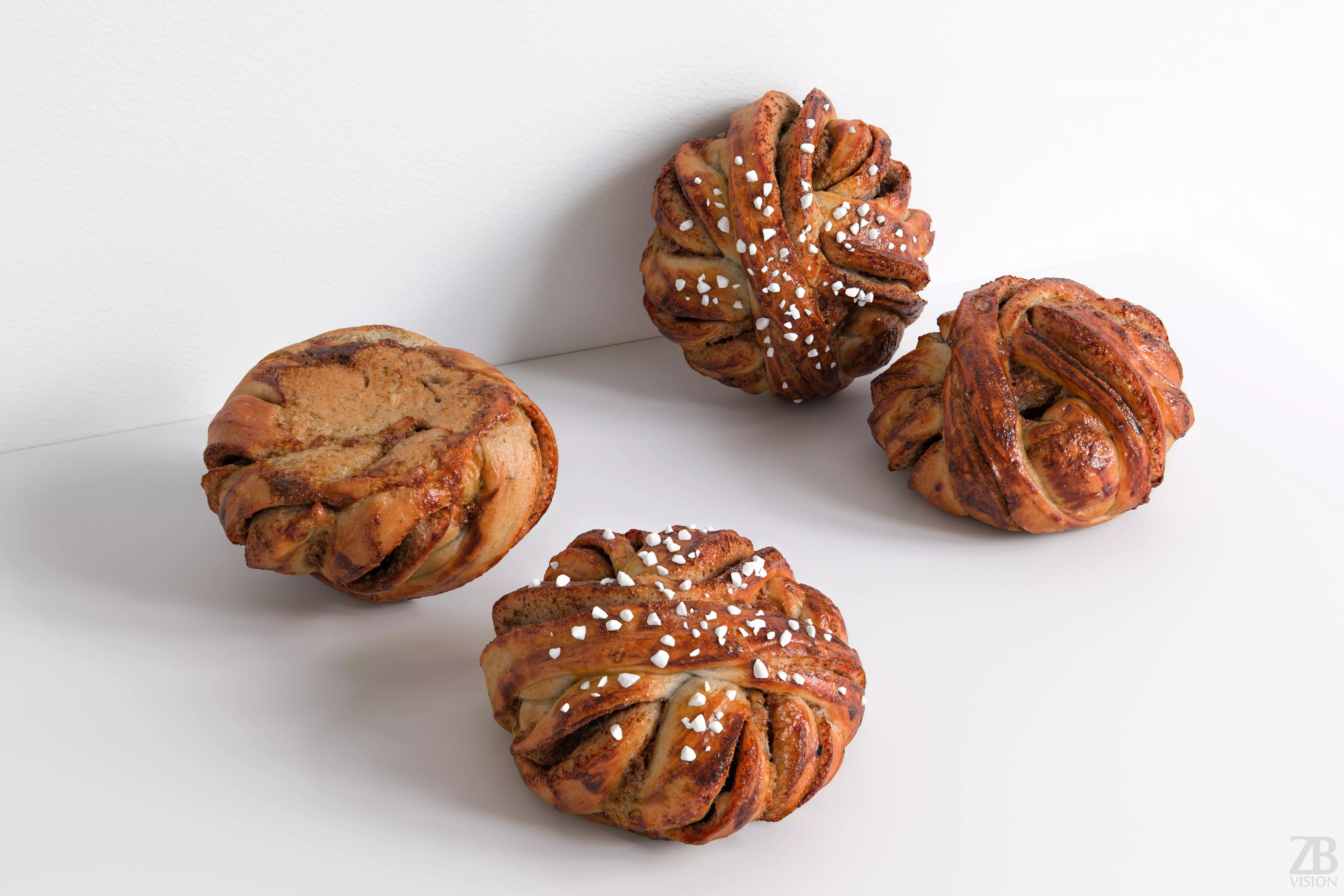 Cinnamon Bun 3D model