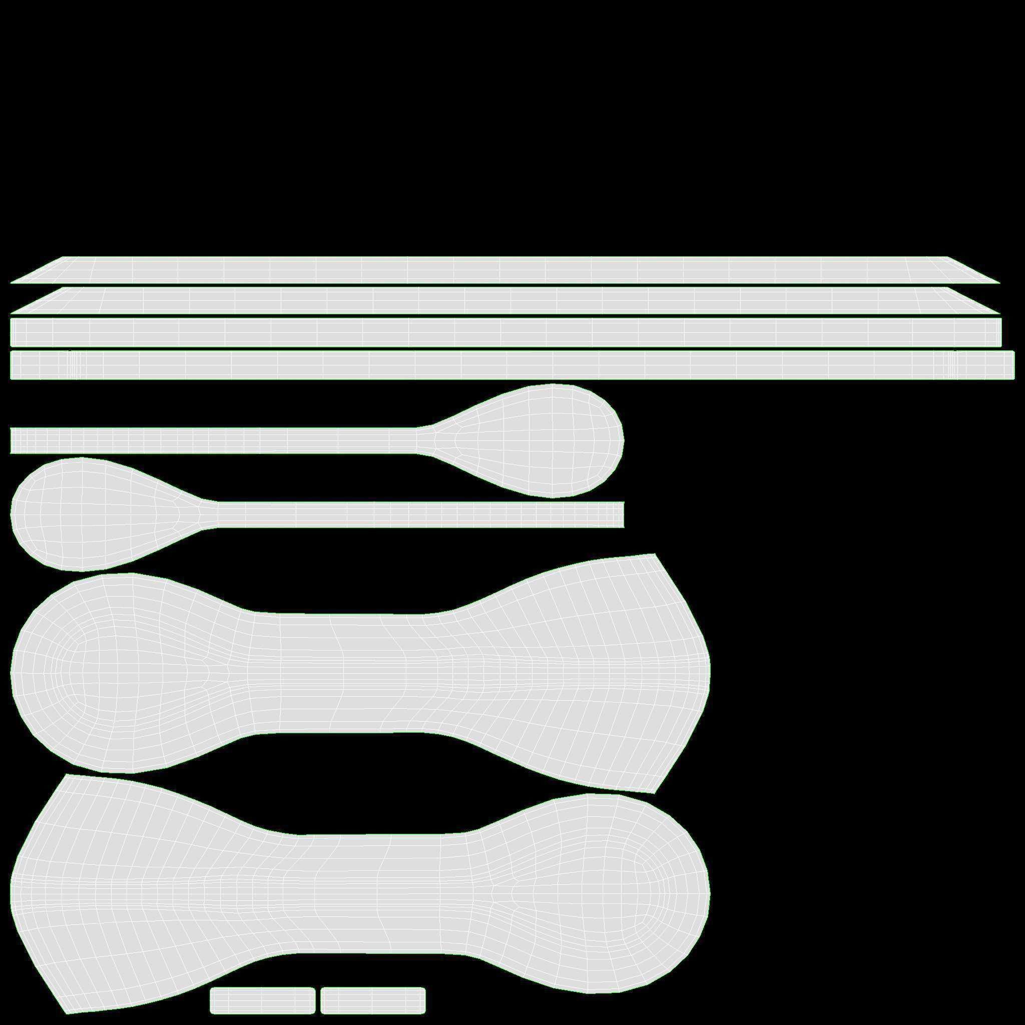 Hanger For Clothes Wooden 01 Light 3D model_8