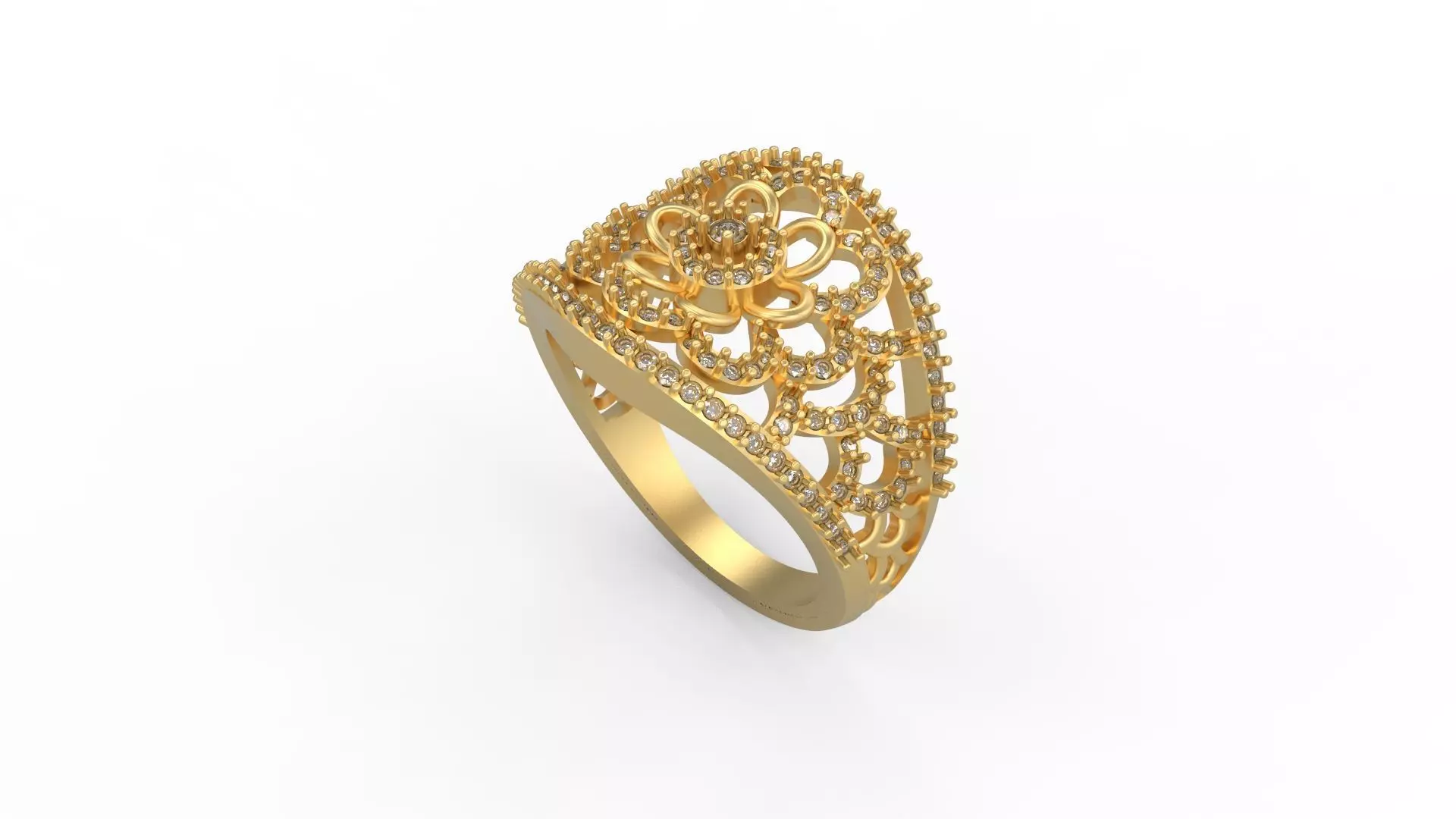 Cocktail Ring 237 3D print model