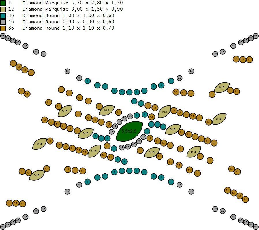 Cocktail Ring 243 3D print model_5