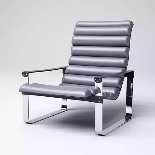 Grey Leather Chair
