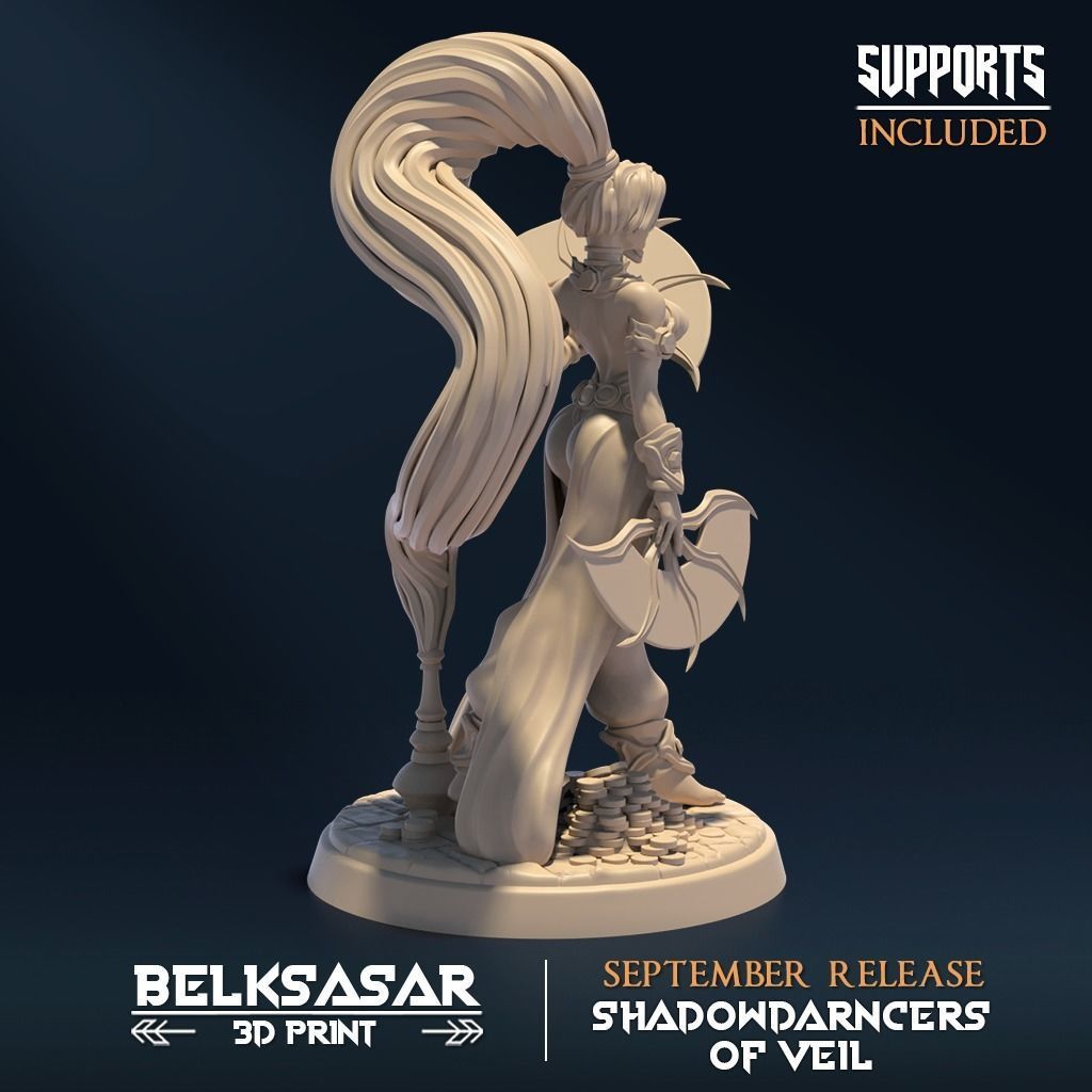 Djinni of the Veil B 3D print model_2