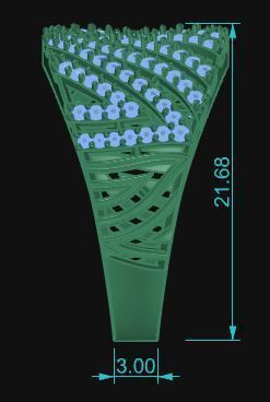 Cocktail Ring 256 3D print model_8