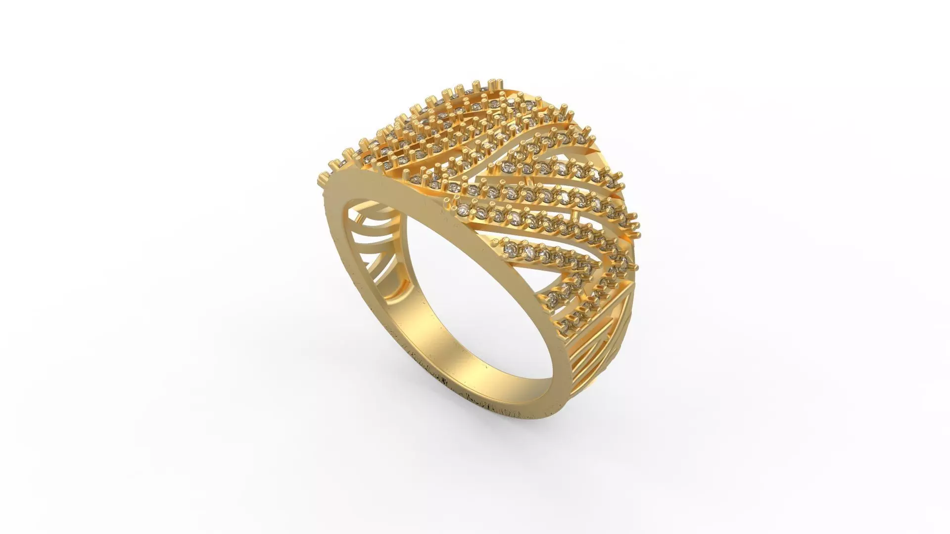 Cocktail Ring 256 3D print model_0