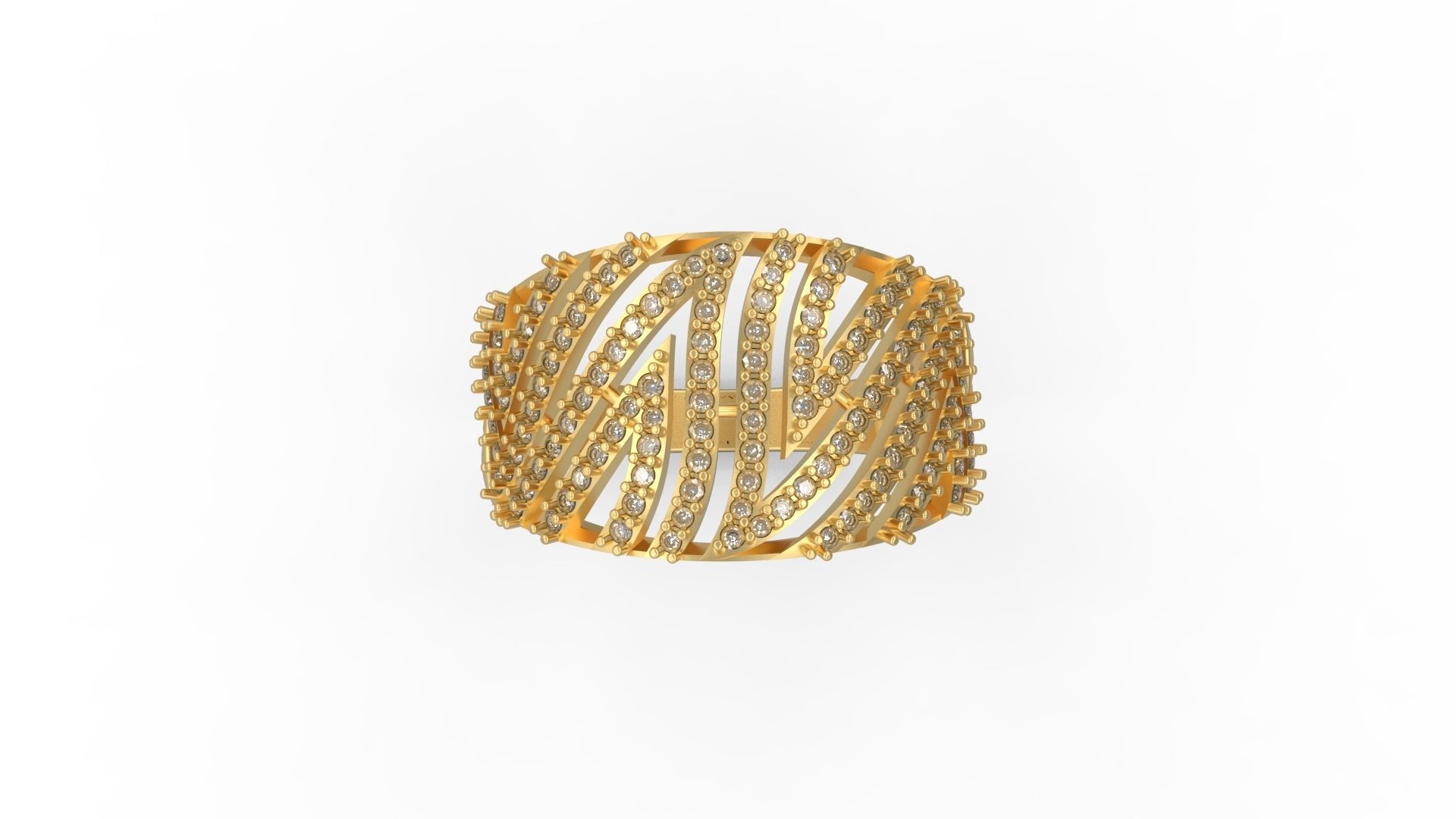 Cocktail Ring 256 3D print model_4