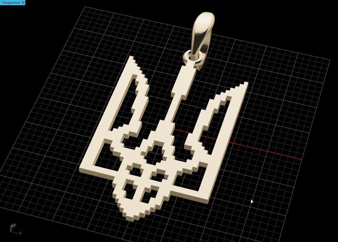 Ukrainian Trident 3D print model_15