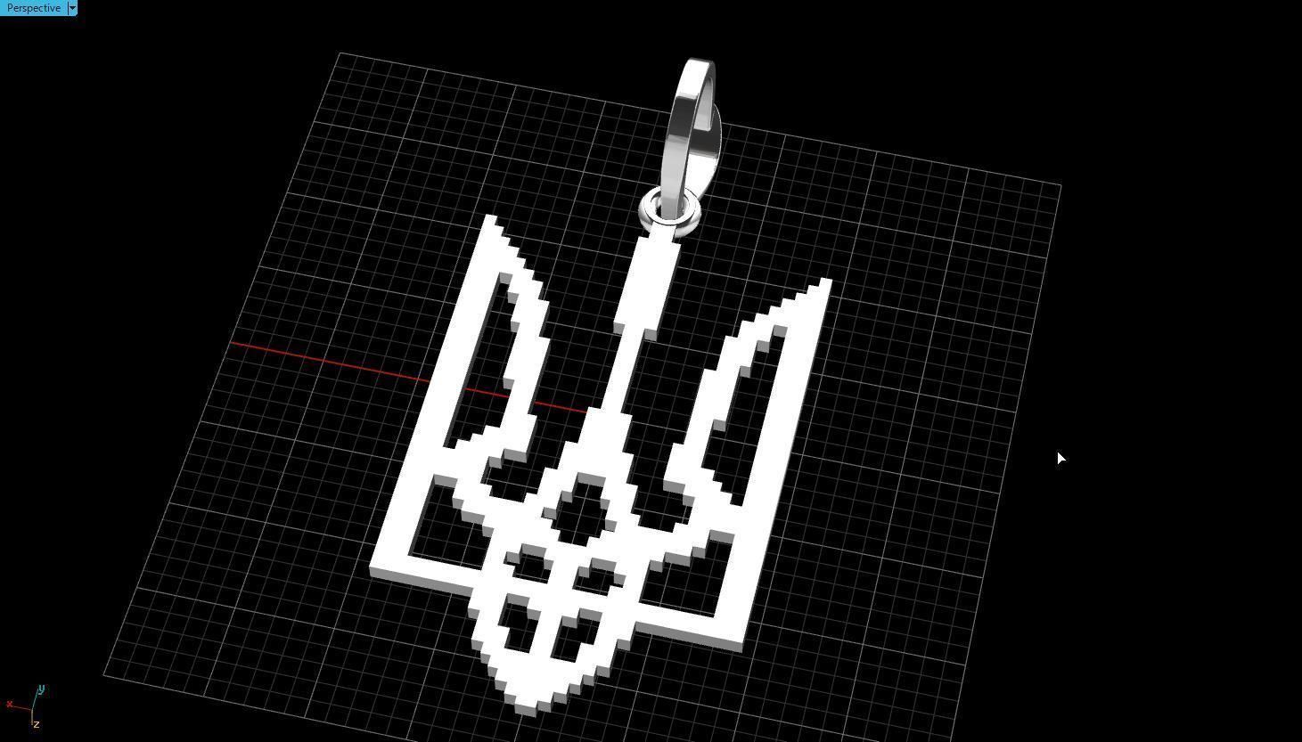 Ukrainian Trident 3D print model_7