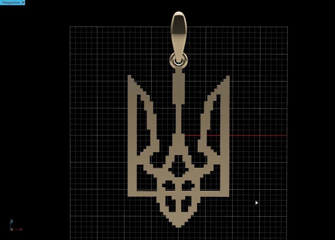 Ukrainian Trident 3D print model_13