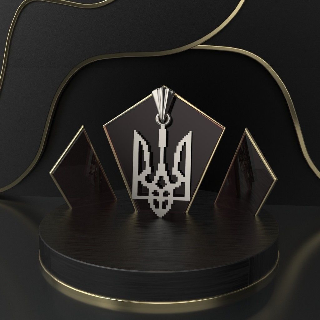 Ukrainian Trident 3D print model_4