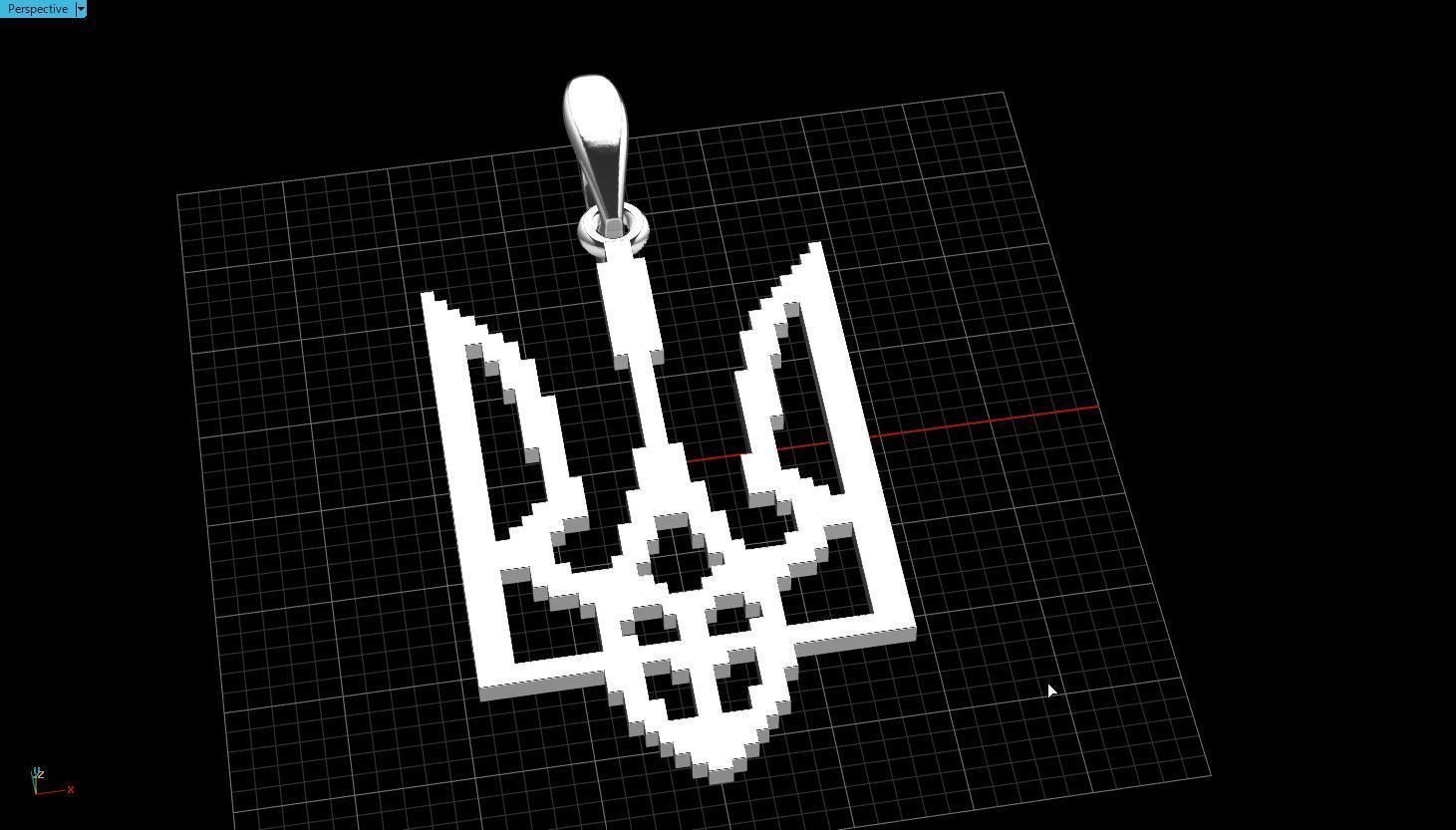 Ukrainian Trident 3D print model_5