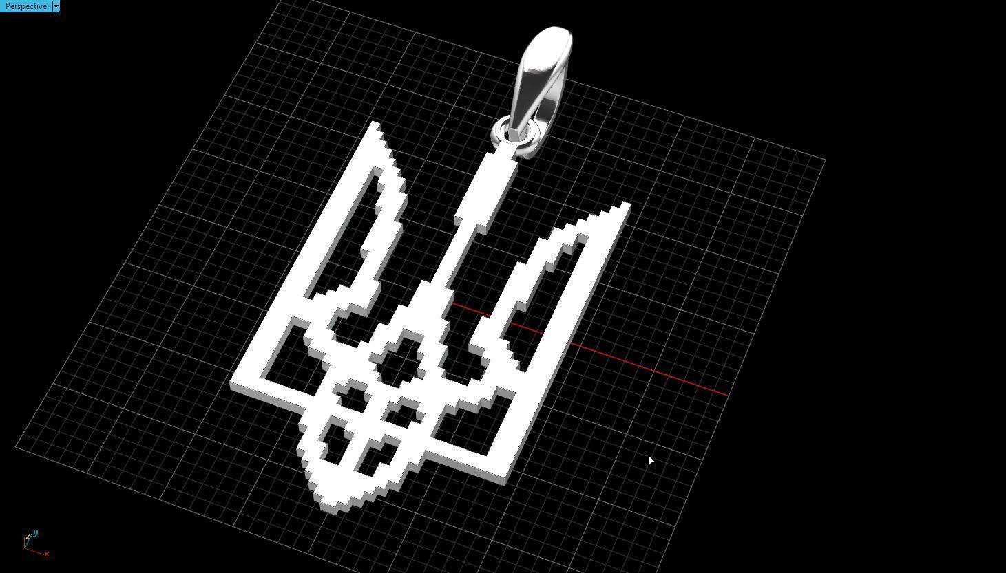 Ukrainian Trident 3D print model_6