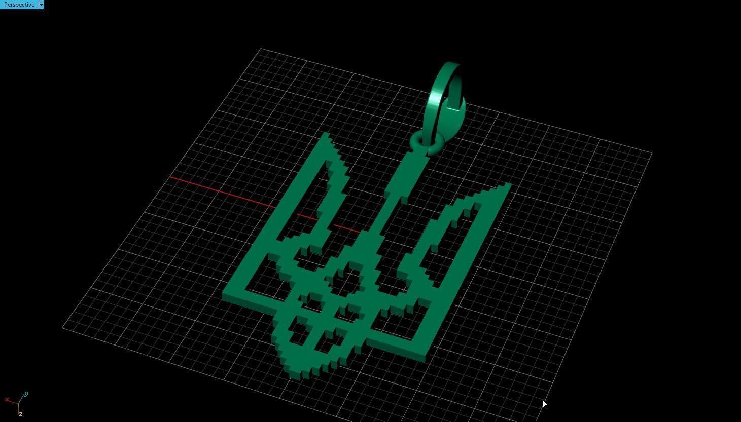 Ukrainian Trident 3D print model_11