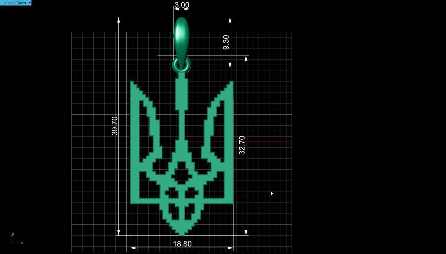 Ukrainian Trident 3D print model_18