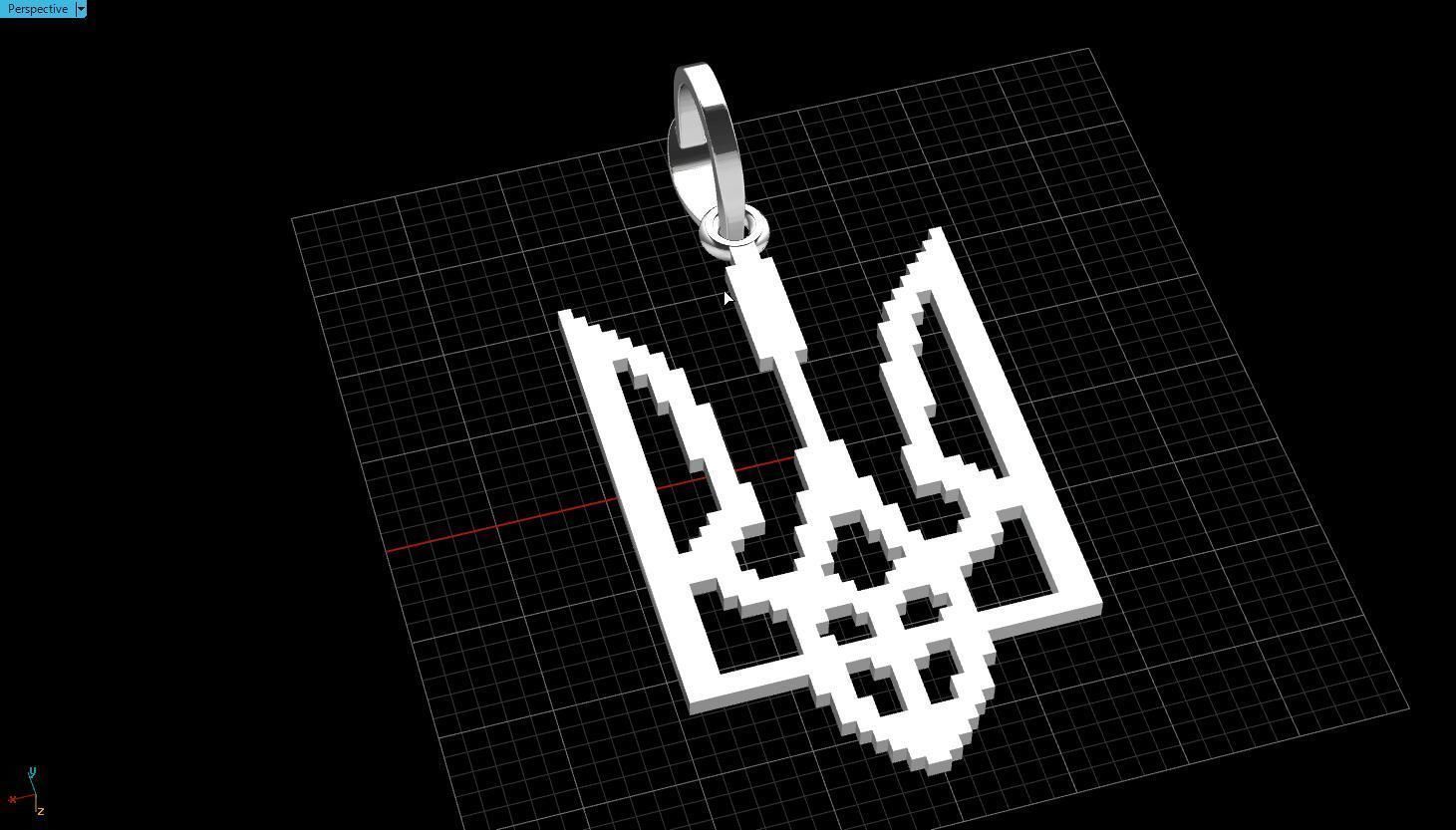 Ukrainian Trident 3D print model_8