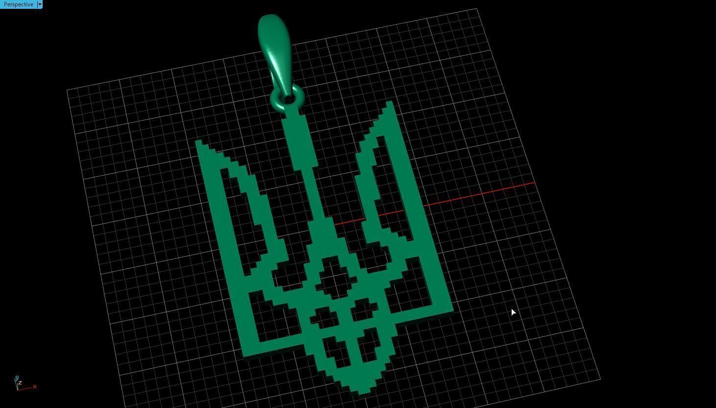 Ukrainian Trident 3D print model_9