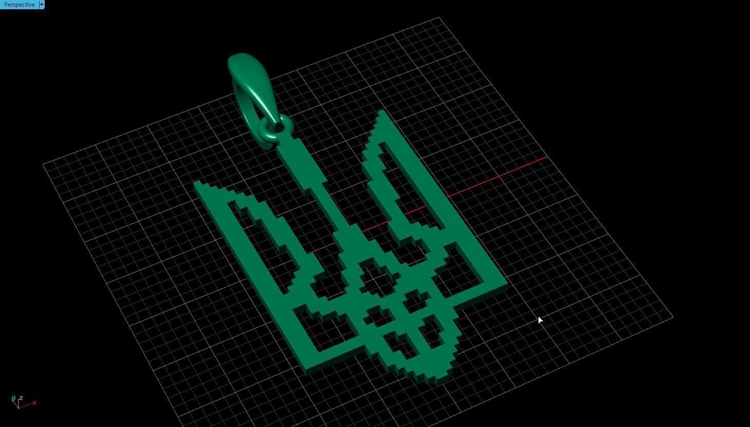 Ukrainian Trident 3D print model_10