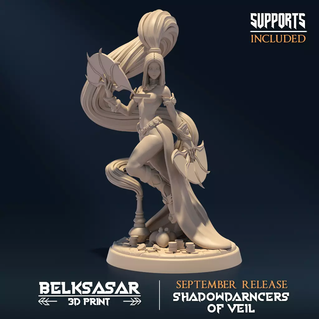 Djinni of the Veil C Nude 3D print model_0