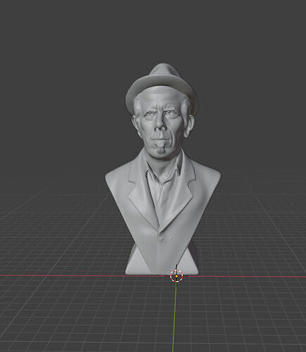 Tom Waits 3D print model