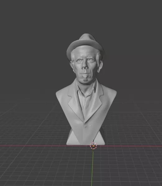 Tom Waits 3D print model_0