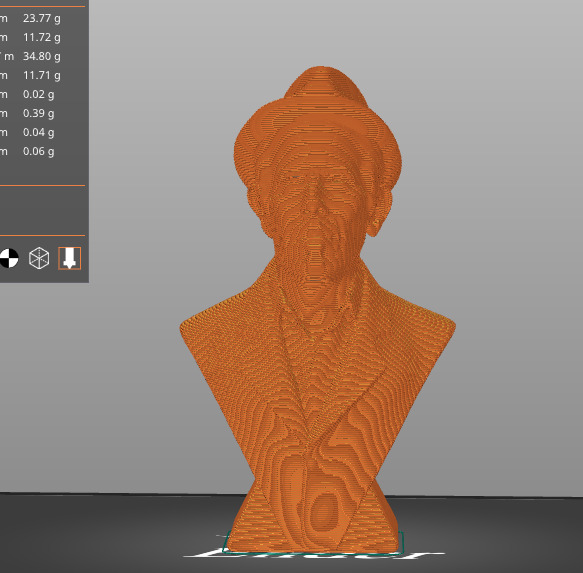 Tom Waits 3D print model_23