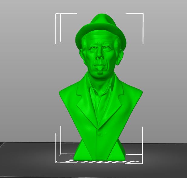 Tom Waits 3D print model_19
