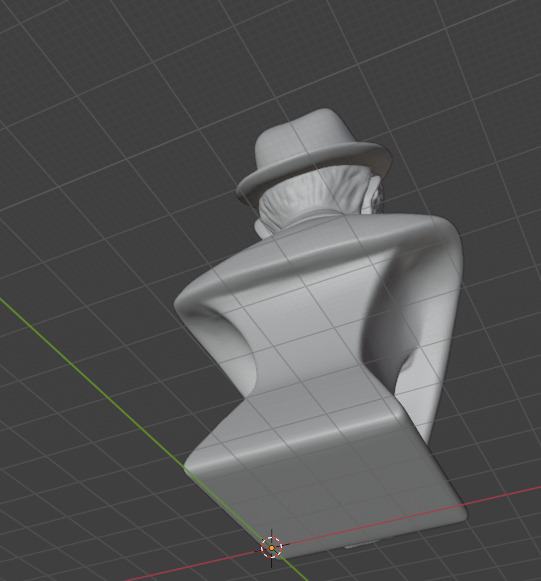 Tom Waits 3D print model_14