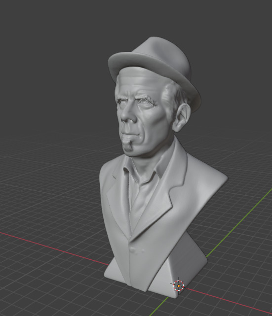 Tom Waits 3D print model_25